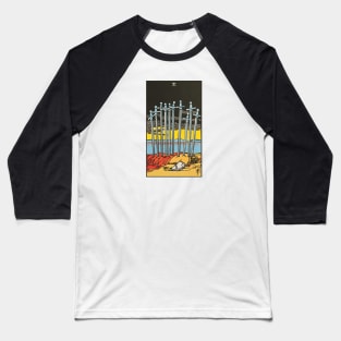 Ten of swords tarot card Baseball T-Shirt